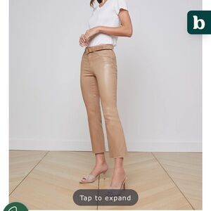 L’AGENCE | Kendra Coated Jeans in Cappuccino